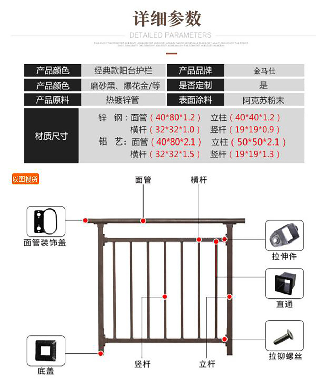 阳台栏杆