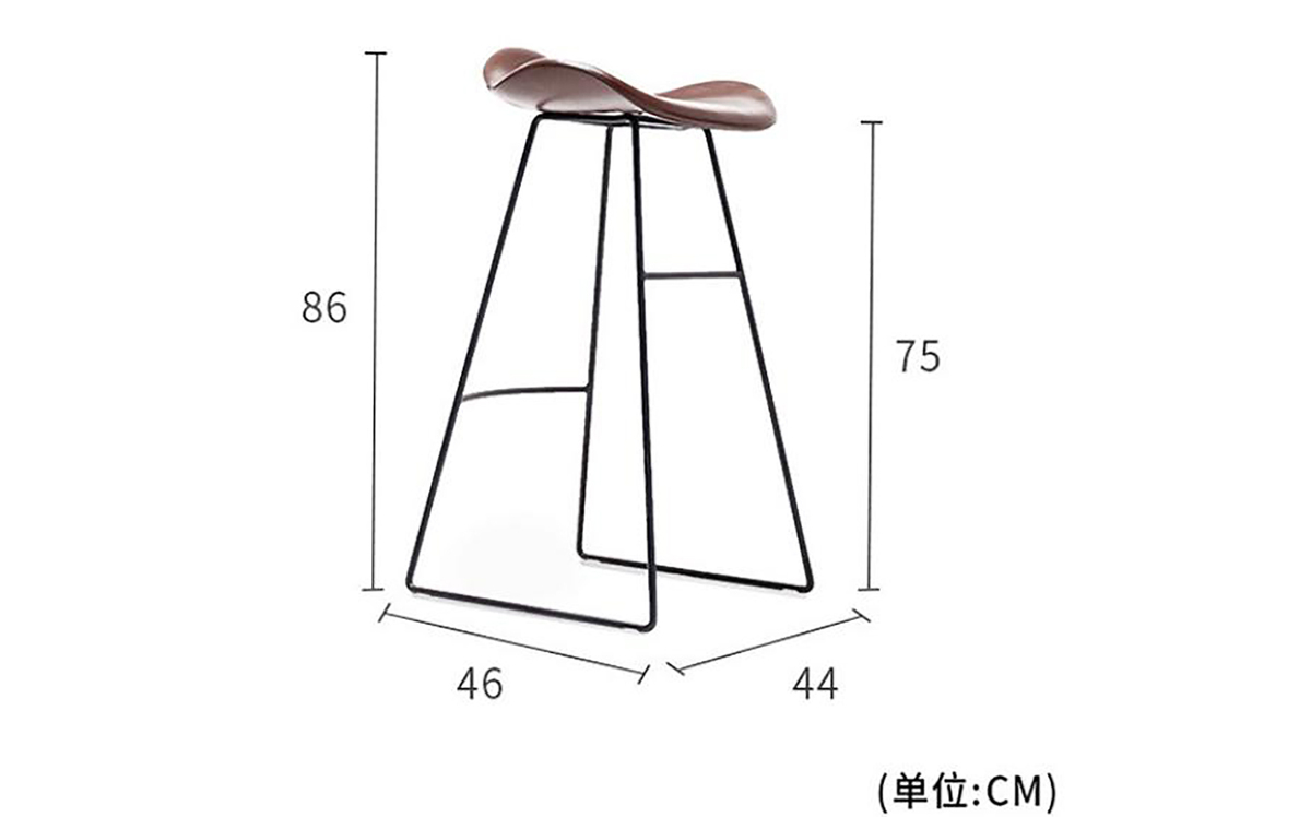 定制现代简约家用吧台椅