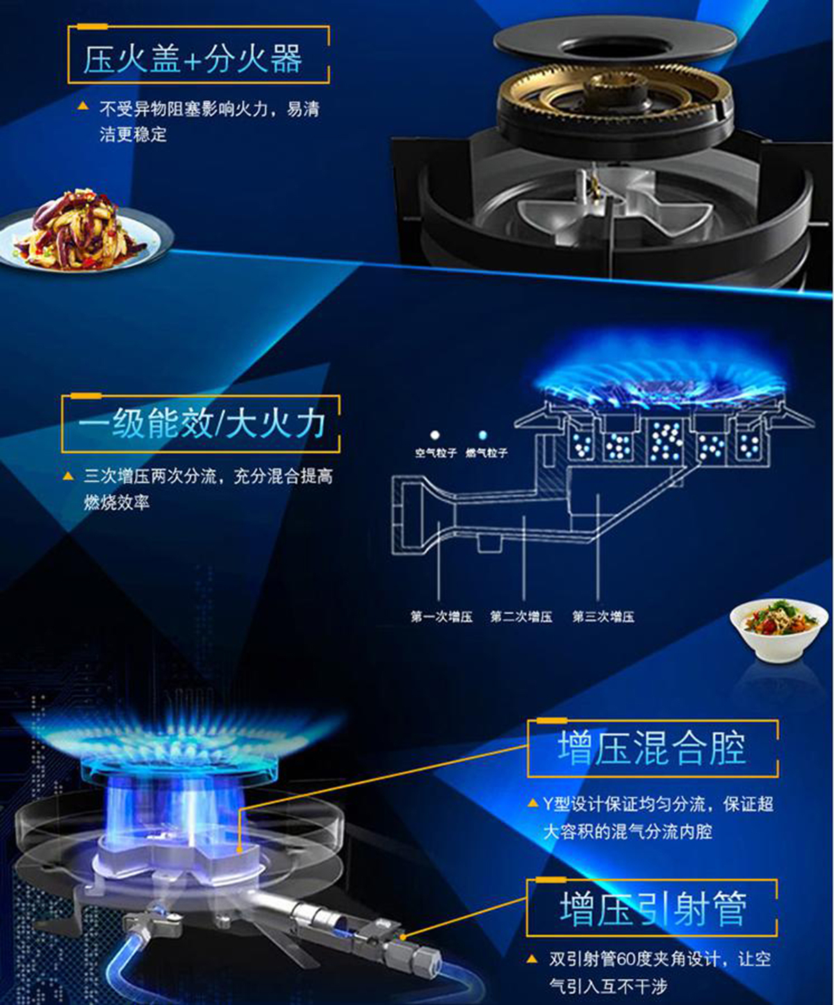 西门子双灶嵌入5.0大火力烟灶