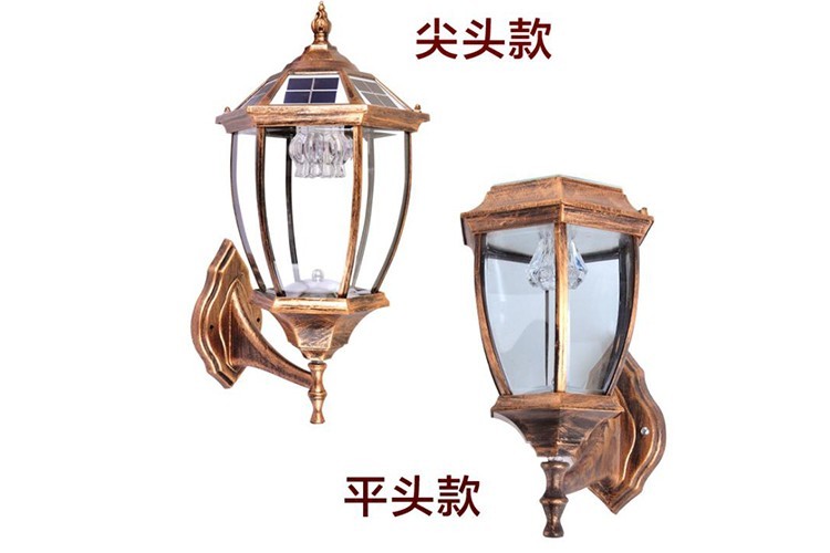 欧式太阳能壁灯 