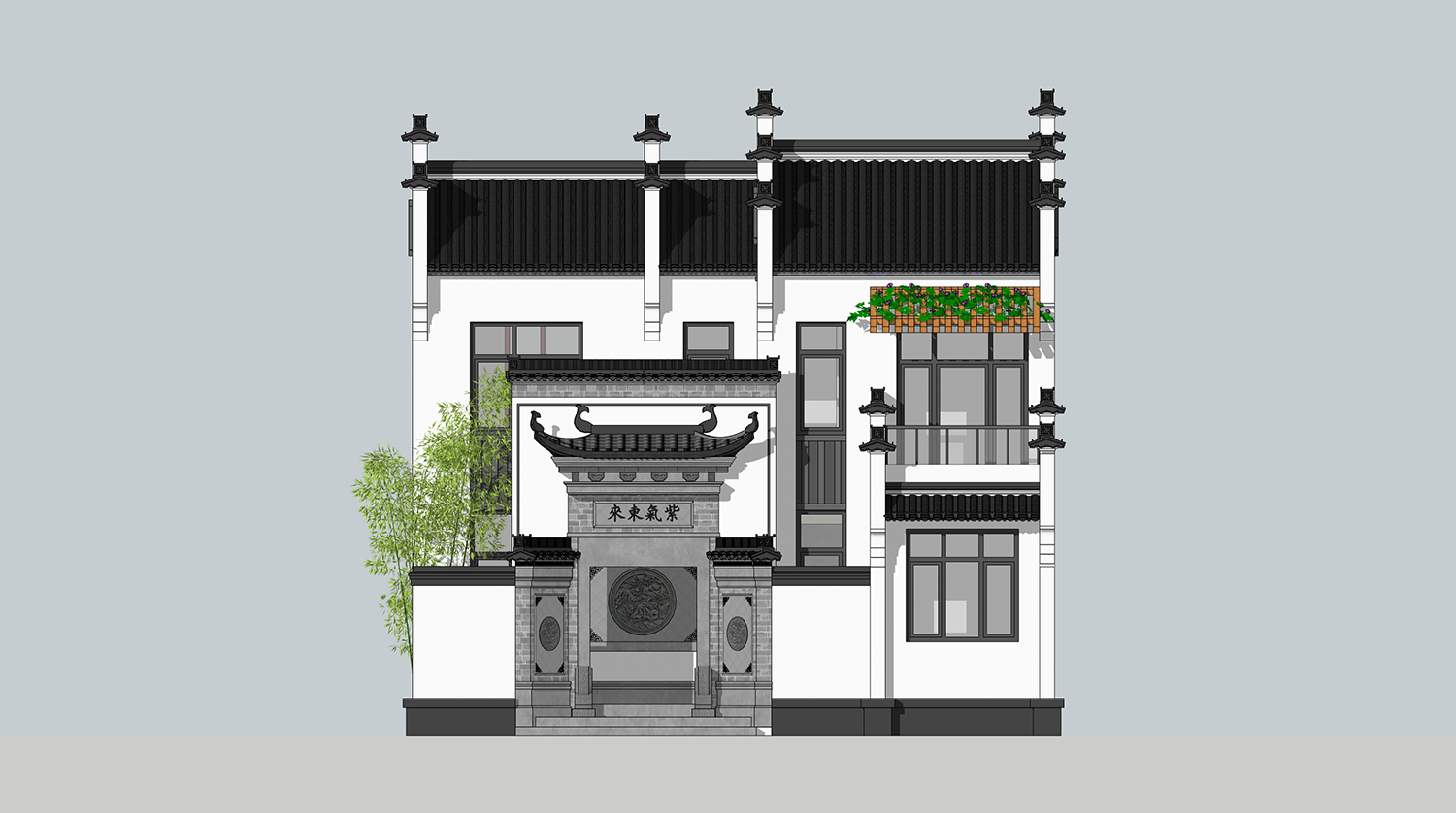 湖北黄冈吴家徽派宅院