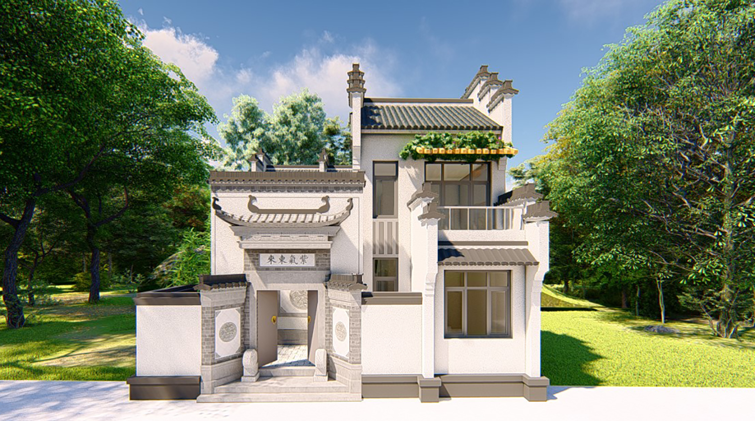 湖北黄冈吴家徽派宅院