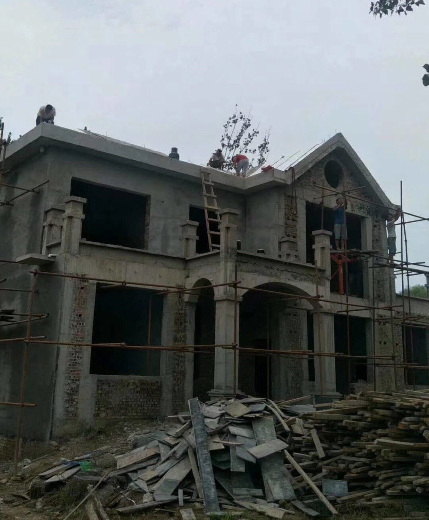 河南许昌二层欧式乡住别墅设计图纸