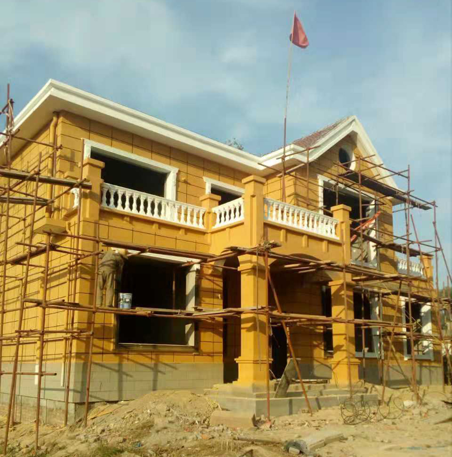 河南许昌二层欧式乡住别墅设计图纸