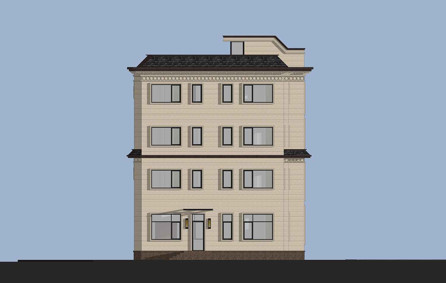 福建泉州钟家新中式别墅