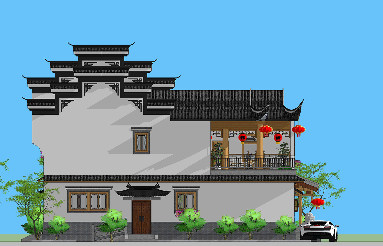 江西吉安徽派雅居