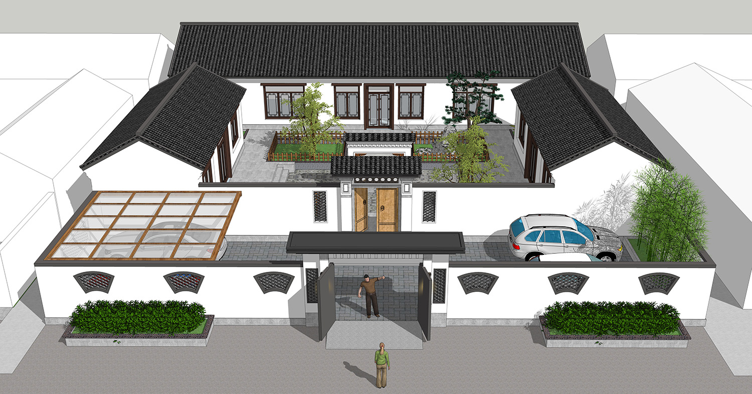 河北廊坊王家三合院