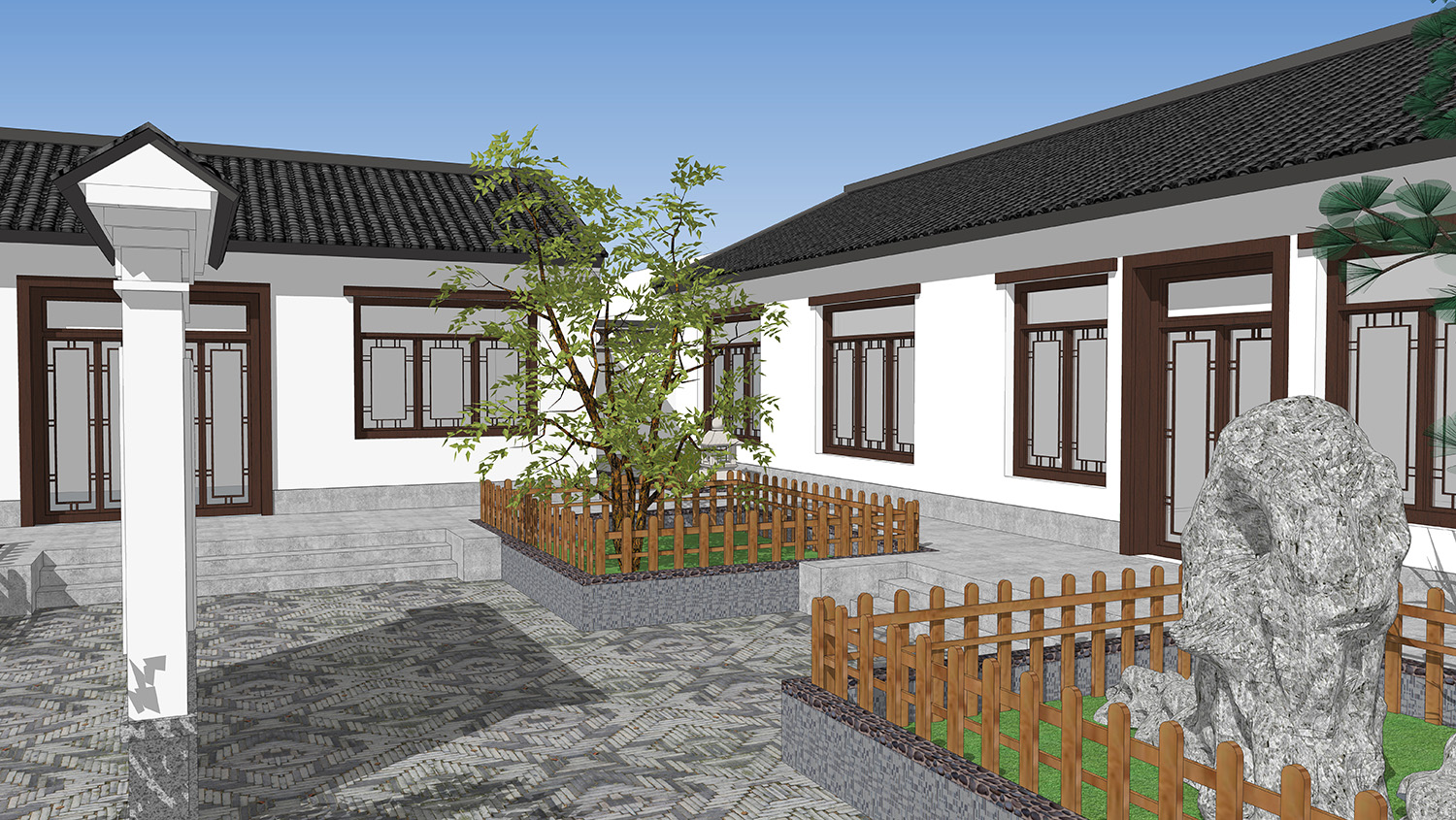 河北廊坊王家三合院