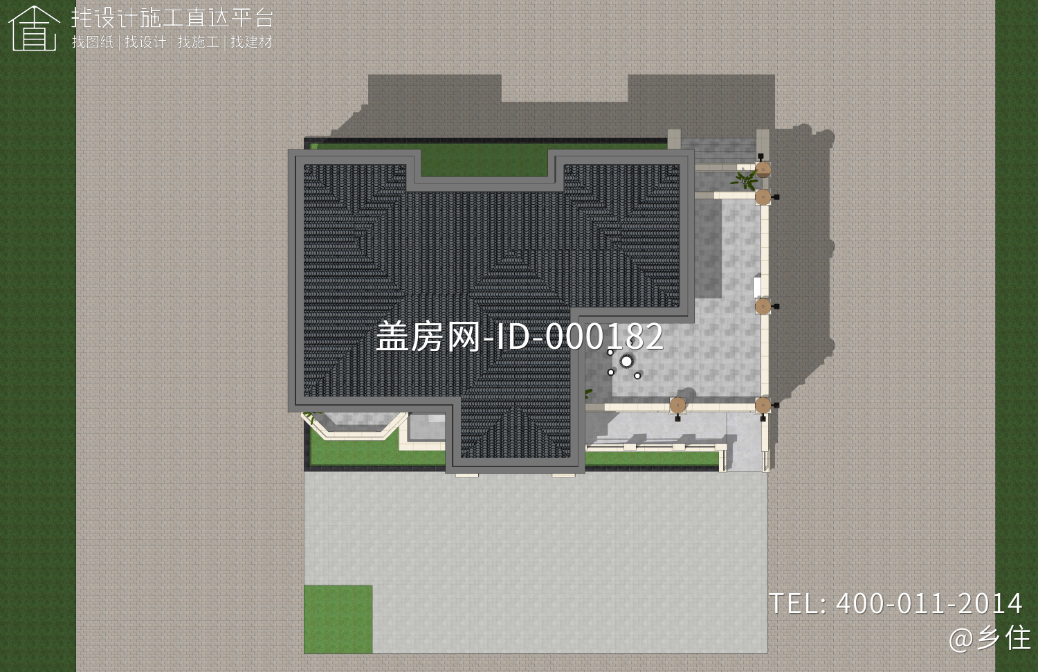 湖南株洲曹家欧式别墅图纸