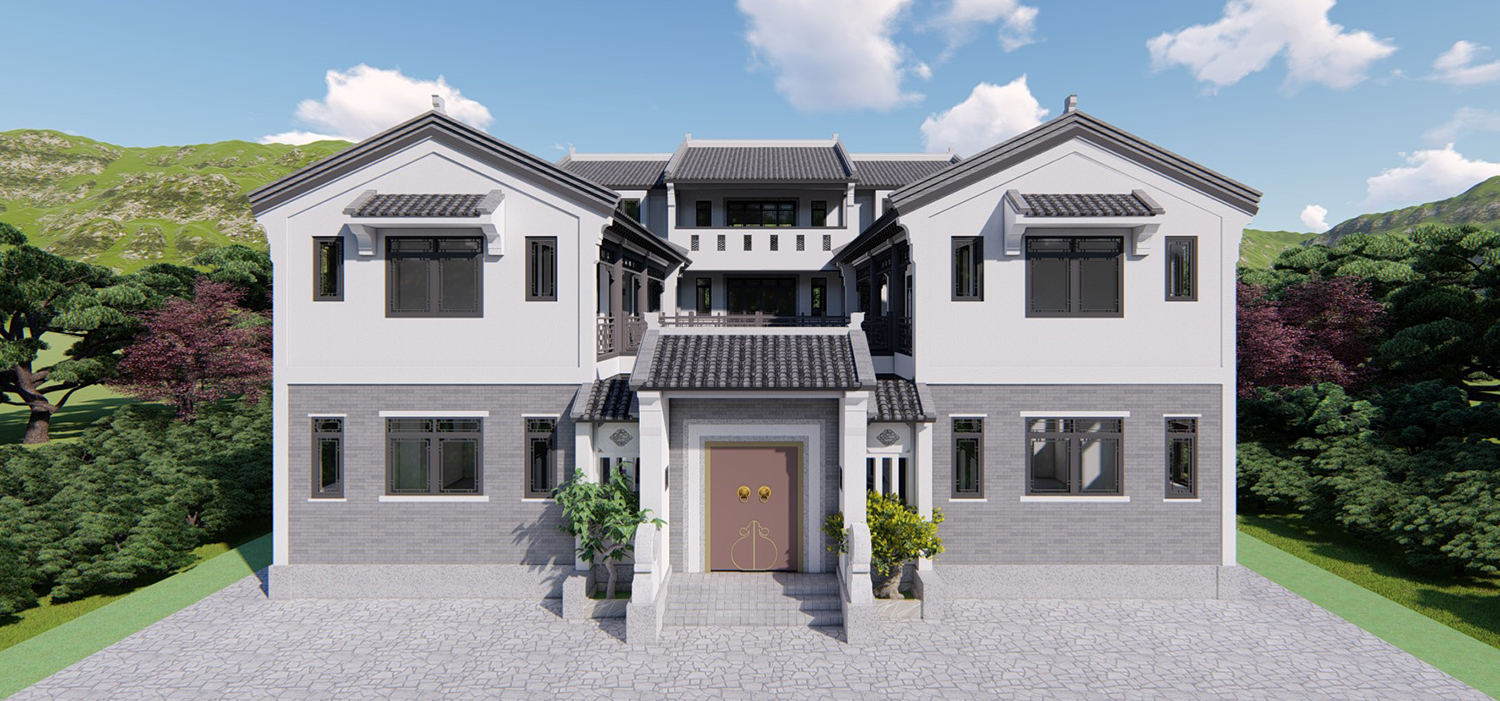 江西新余周家三合院设计图纸
