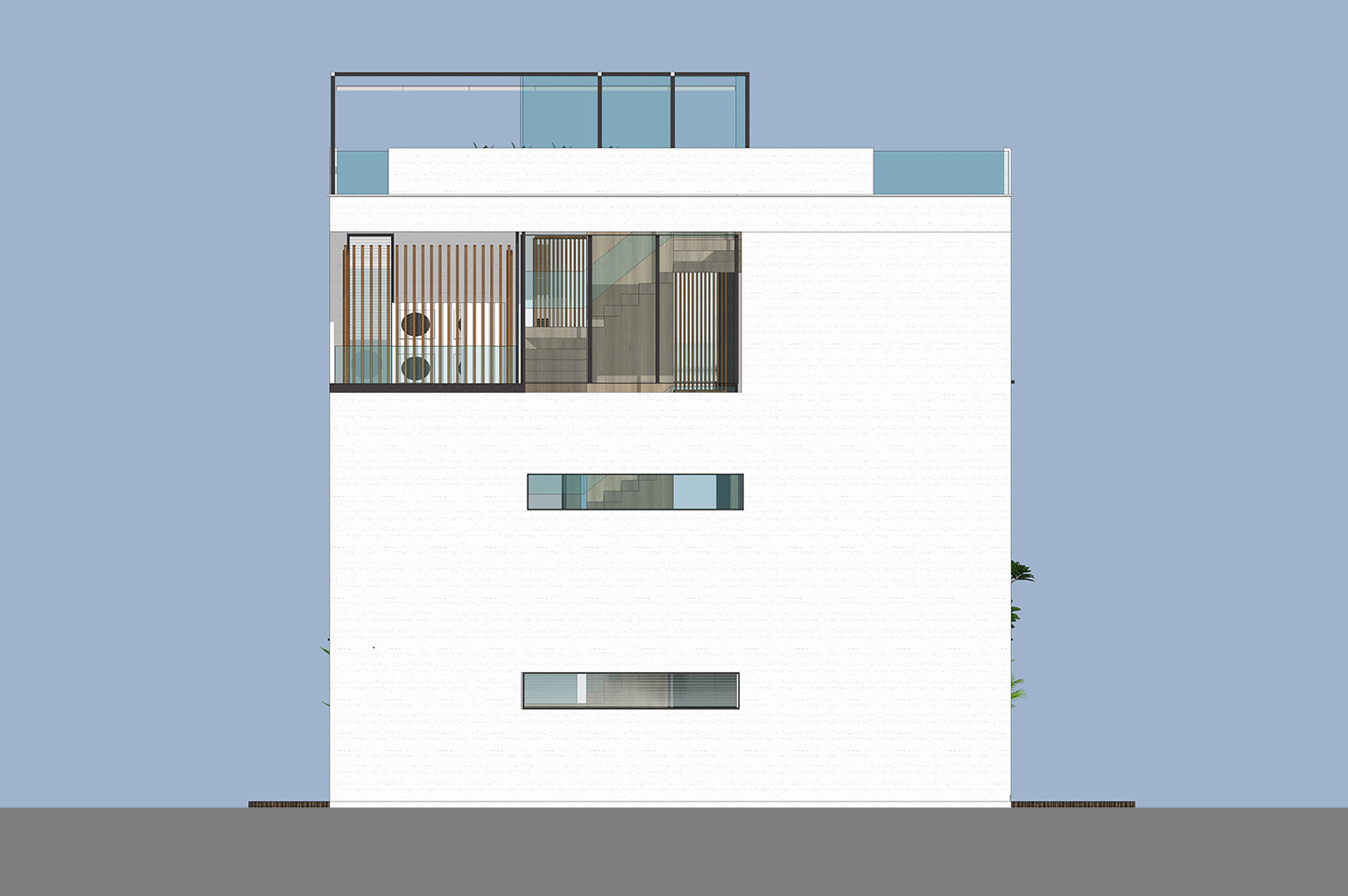 福建厦门陈家现代别墅图纸