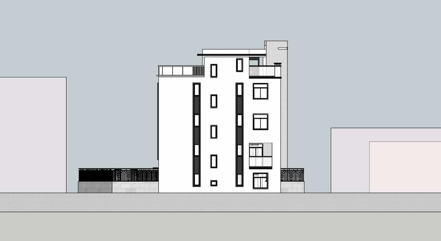 福建厦门叶家现代别墅图纸