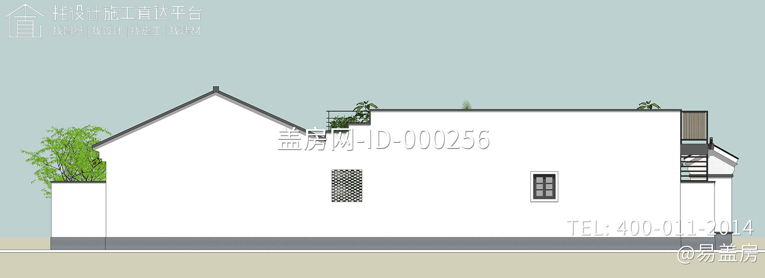 北京顺义刘家新中式别墅图纸