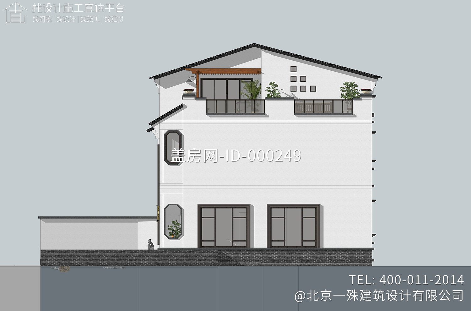 万宁王家新中式别墅设计图纸
