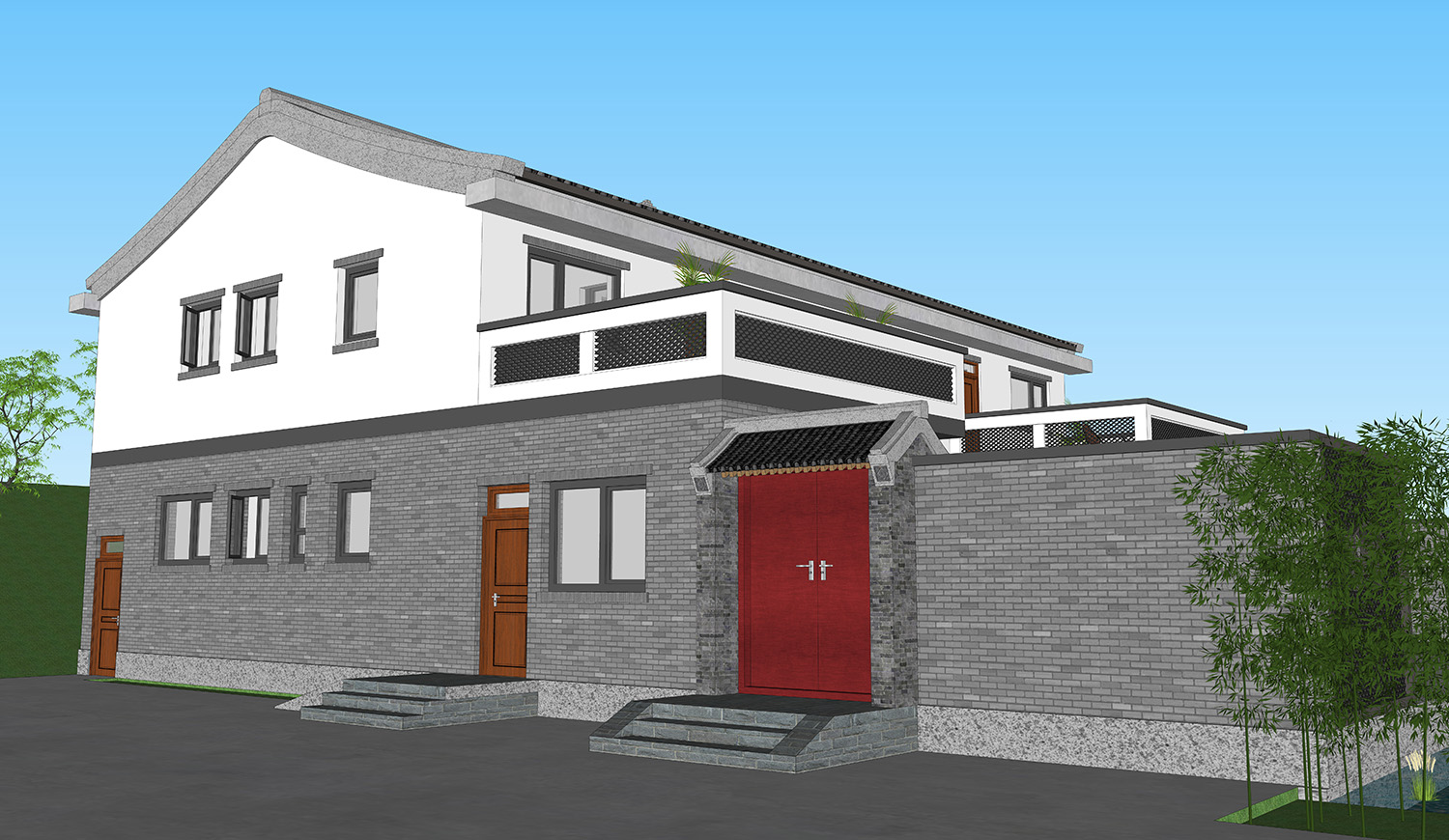 四川广元马家新中式住宅