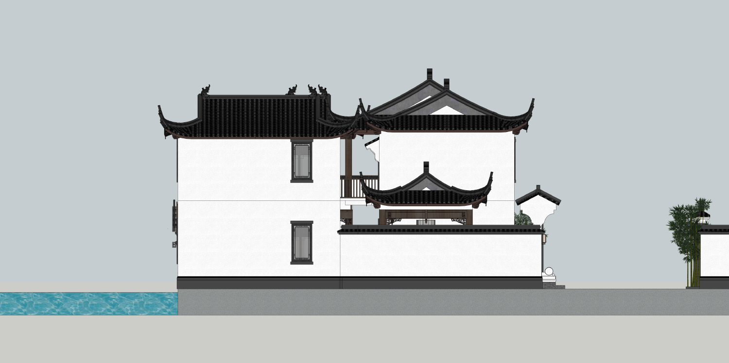河南商丘王家中式三合院