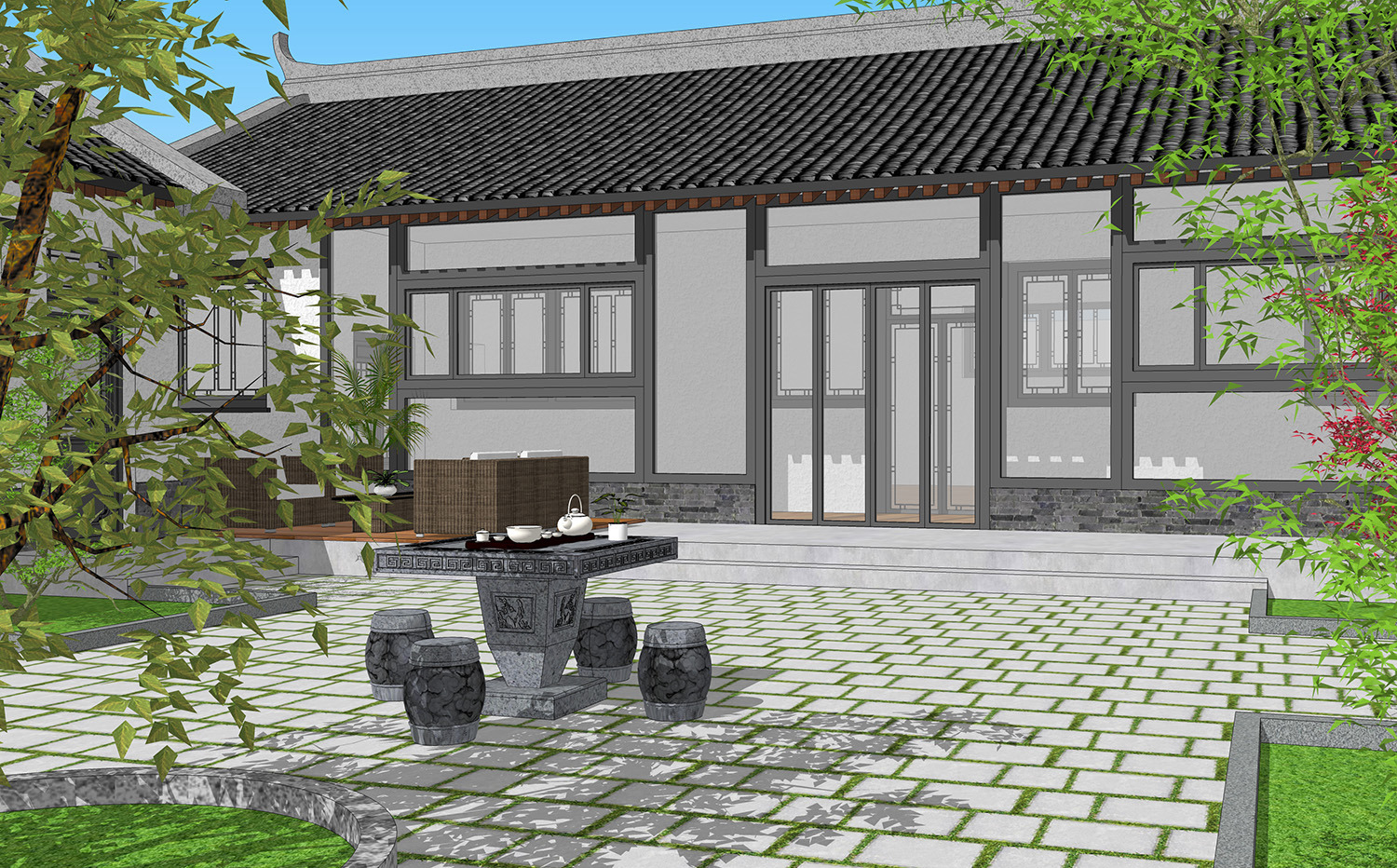 河北廊坊石家三合院