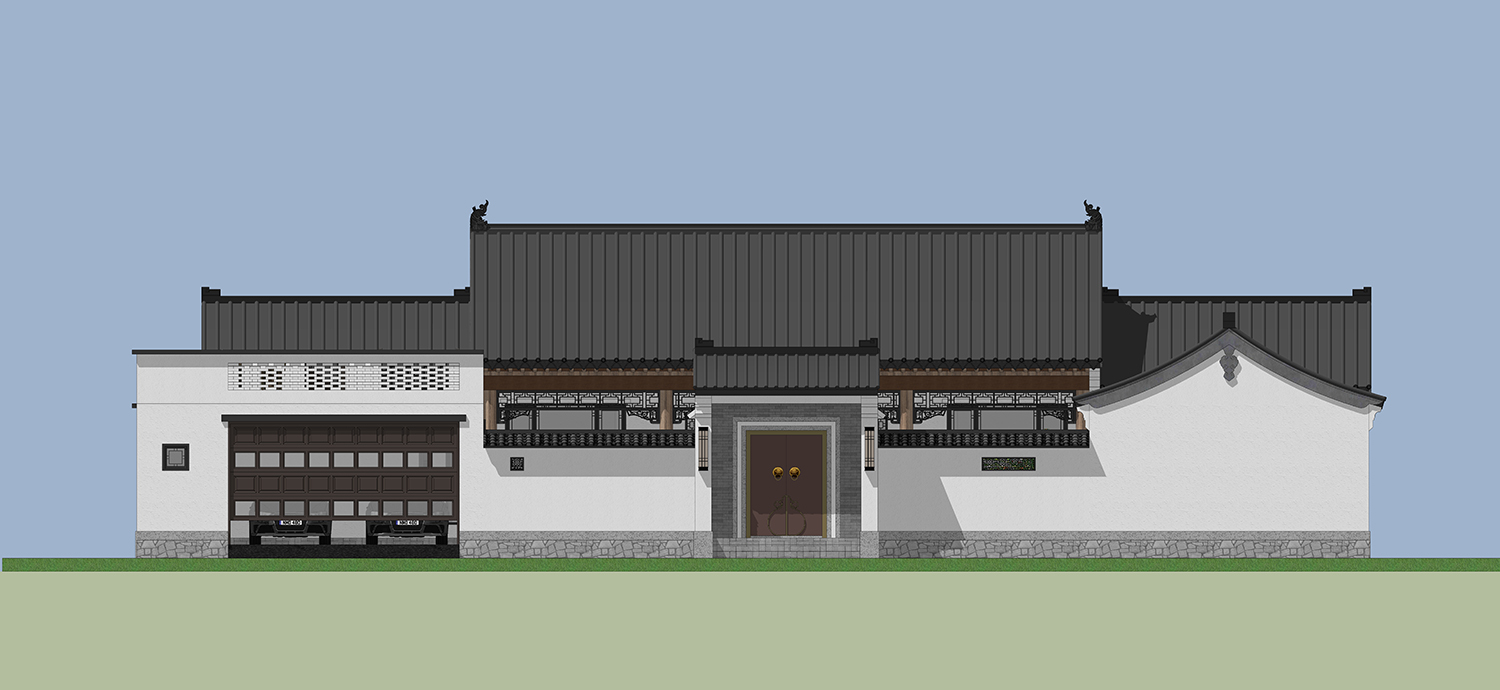 湖南邵阳石家新中式三合院