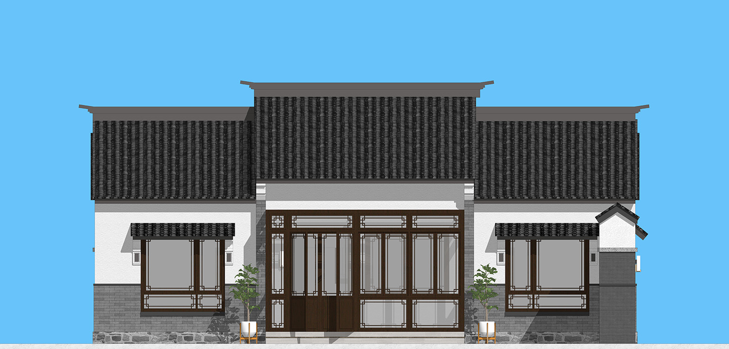 北京顺义马家新中式别墅