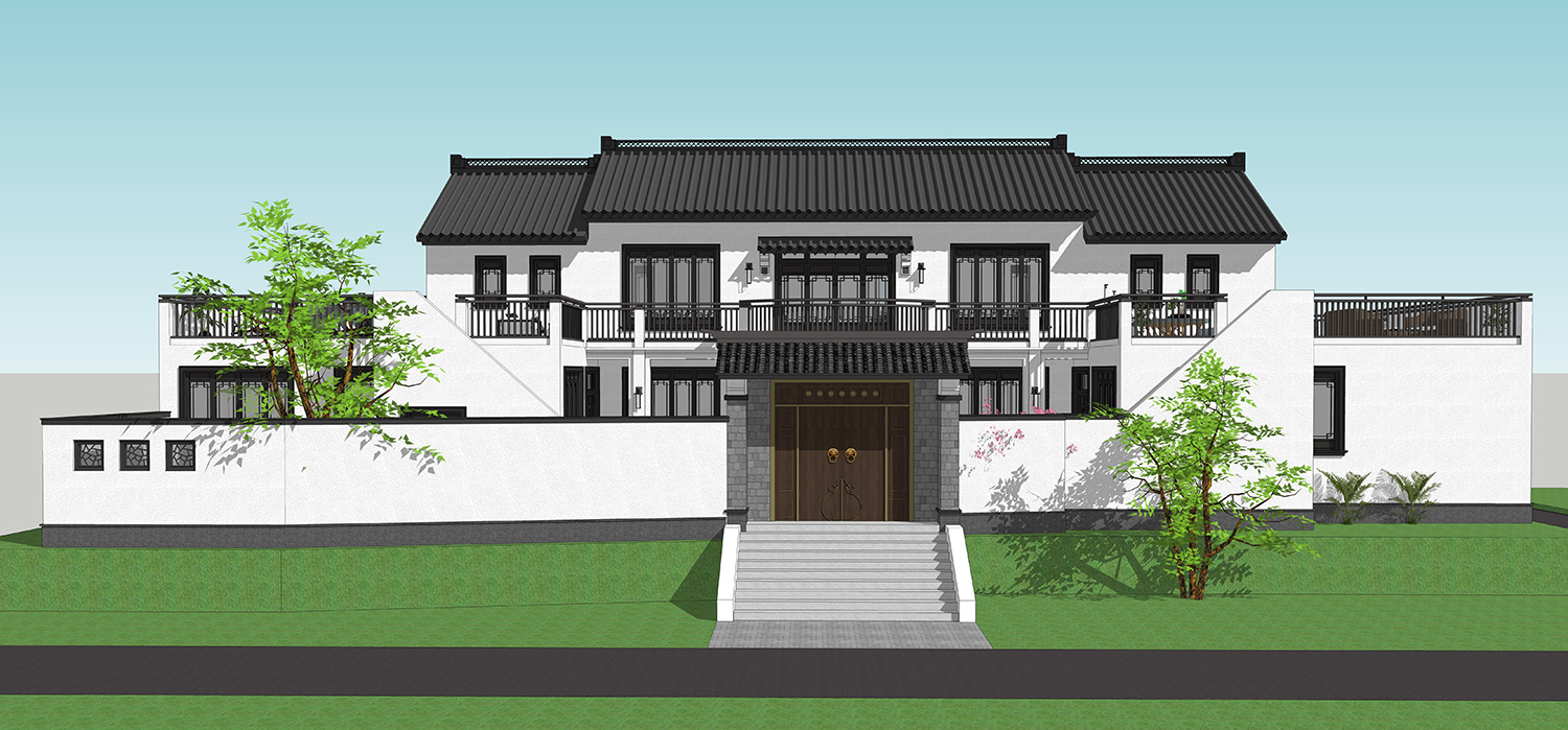 四川南充徐家新中式三合院