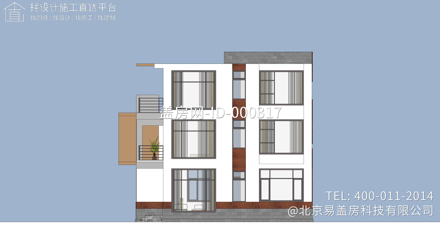 福建惠安庄家现代别墅图纸