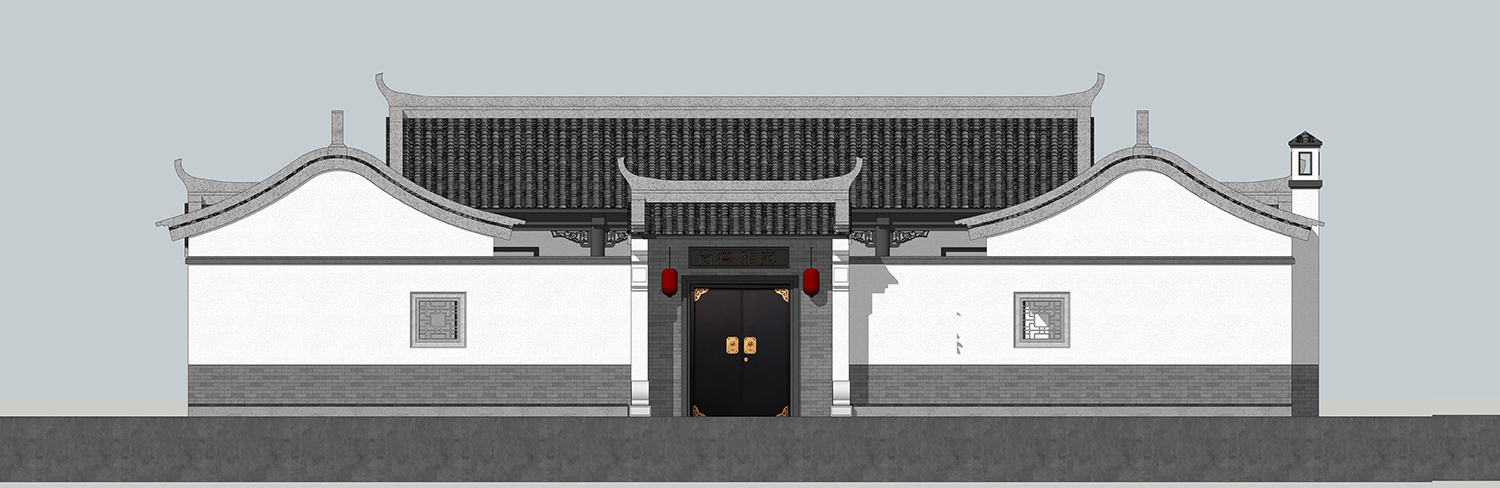 四川南充陈家中式三合院
