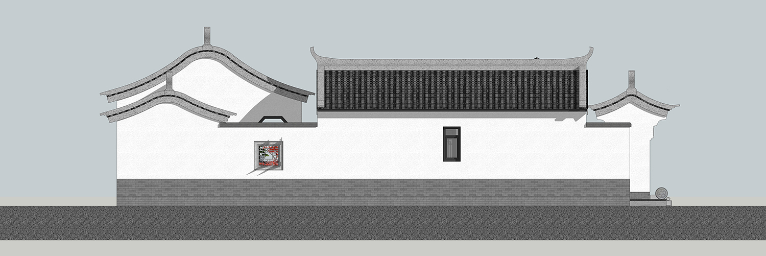 四川南充陈家中式三合院