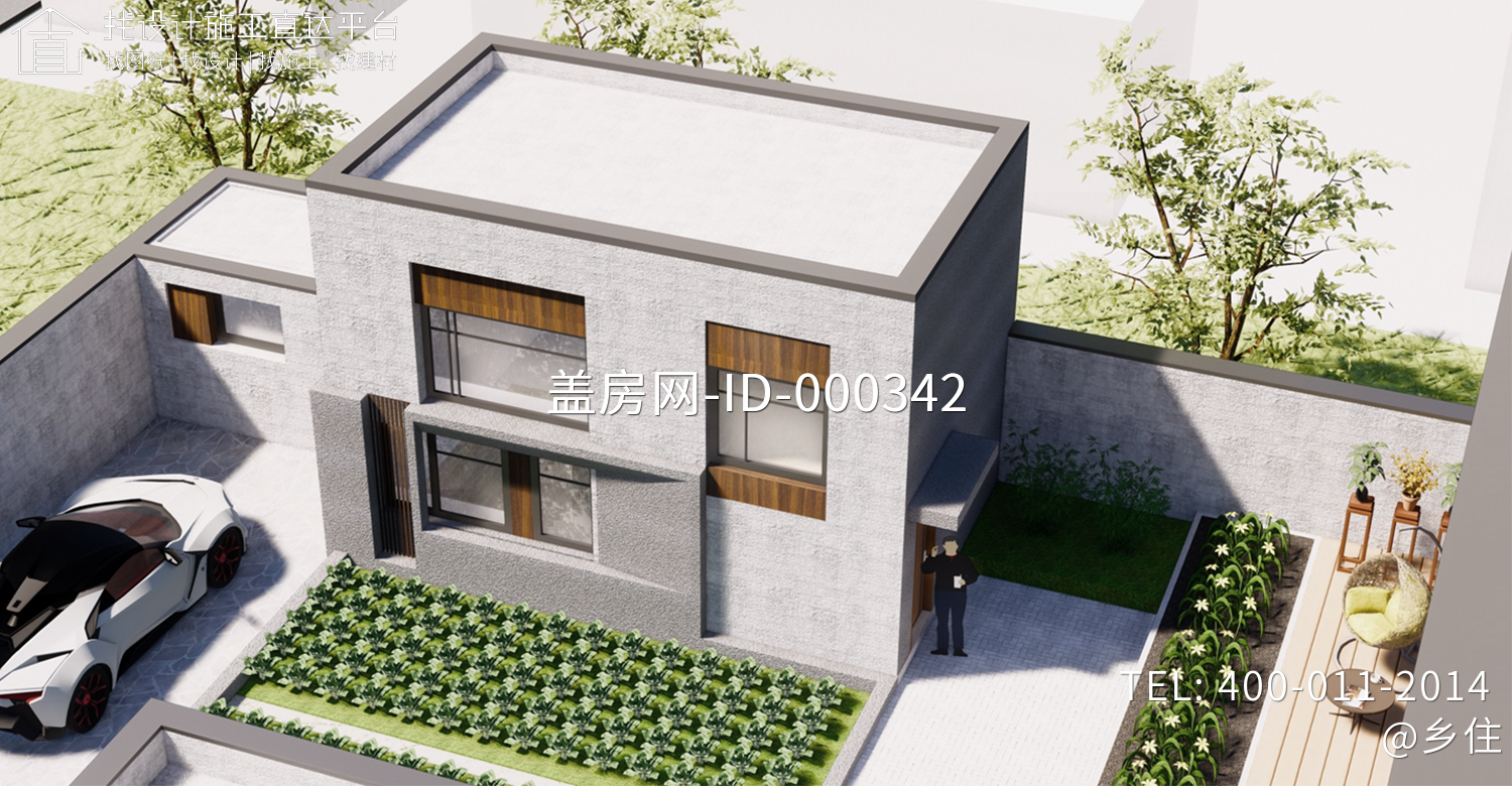 河北保定翟家现代别墅图纸 河北保定翟家现代别墅图纸