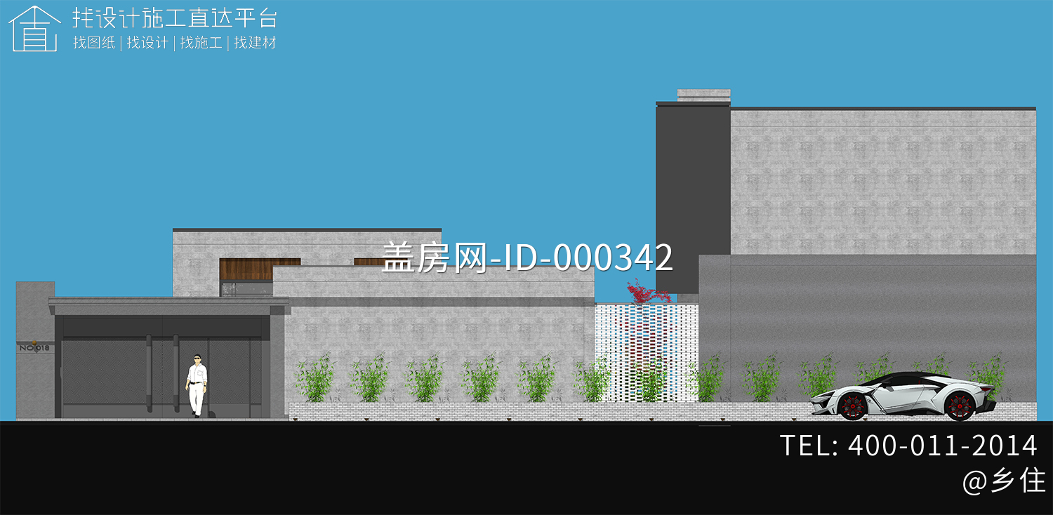 河北保定翟家现代别墅图纸 河北保定翟家现代别墅图纸