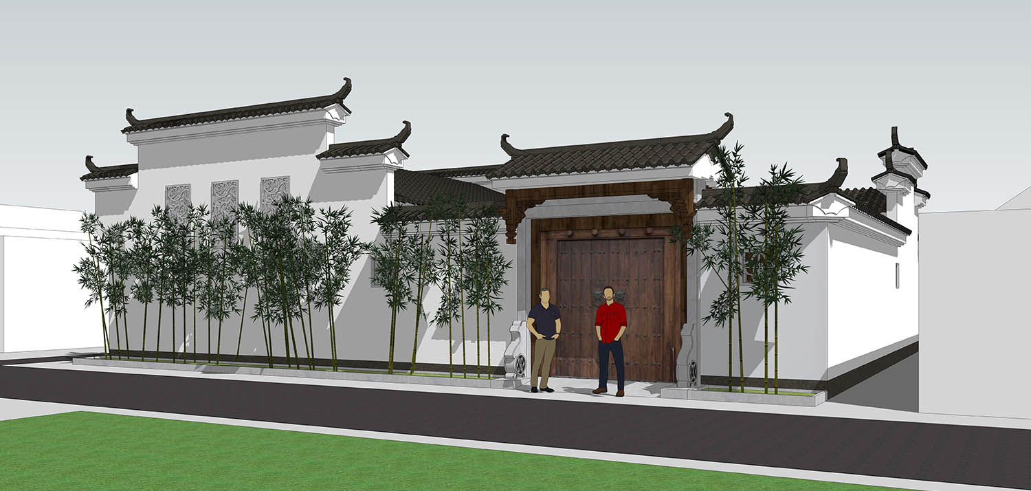 安徽阜阳郭家中式三合院
