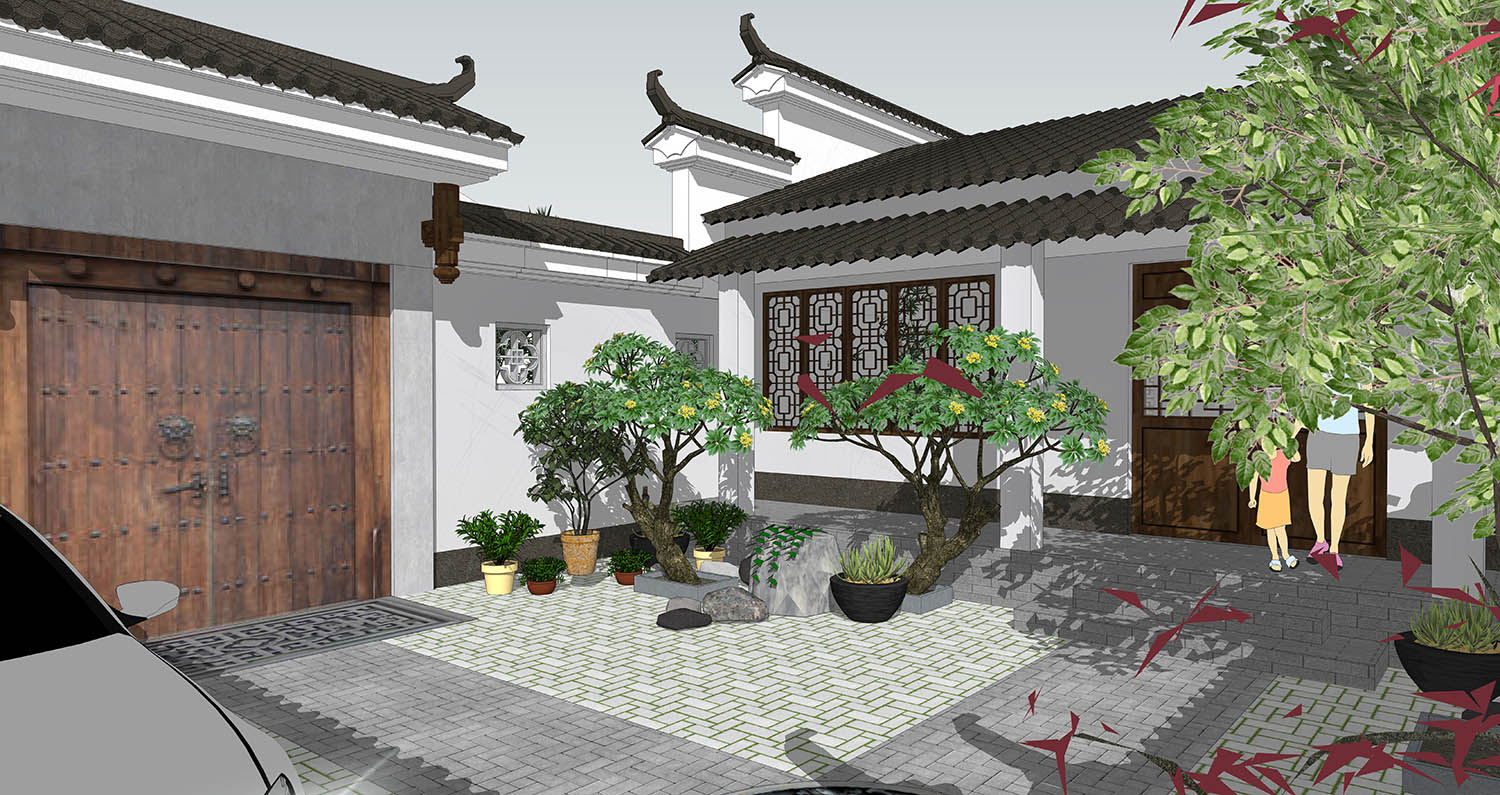 安徽阜阳郭家中式三合院