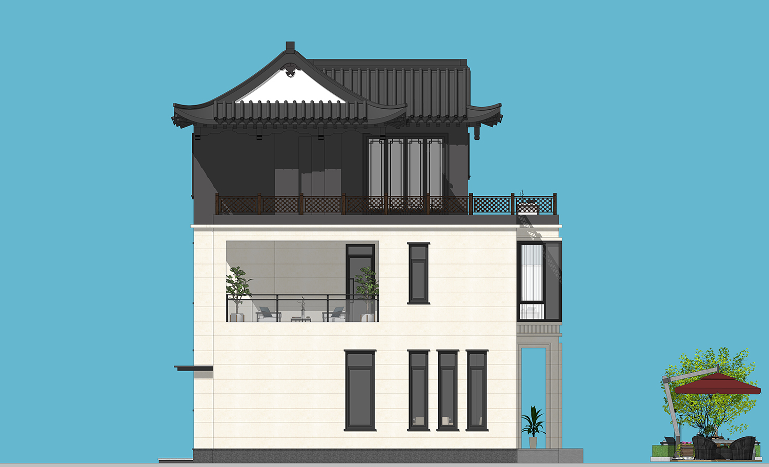 浙江杭州晏家现代别墅