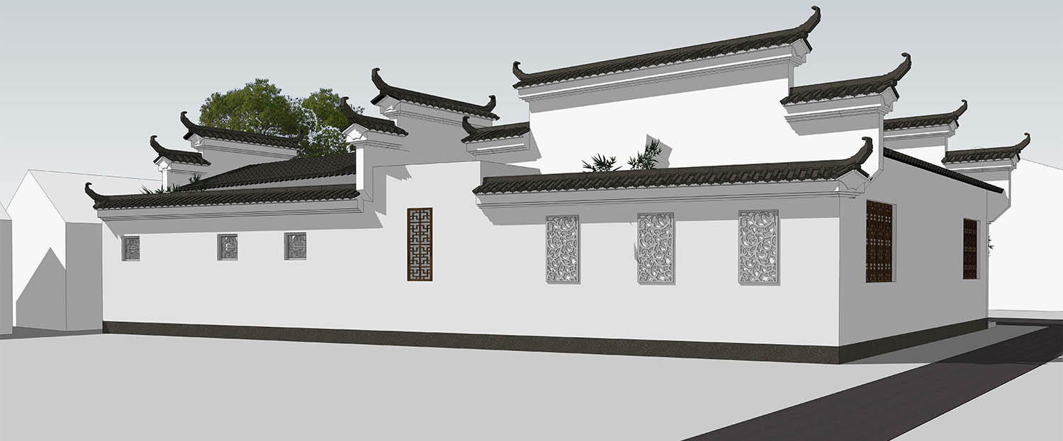 安徽阜阳郭家中式三合院