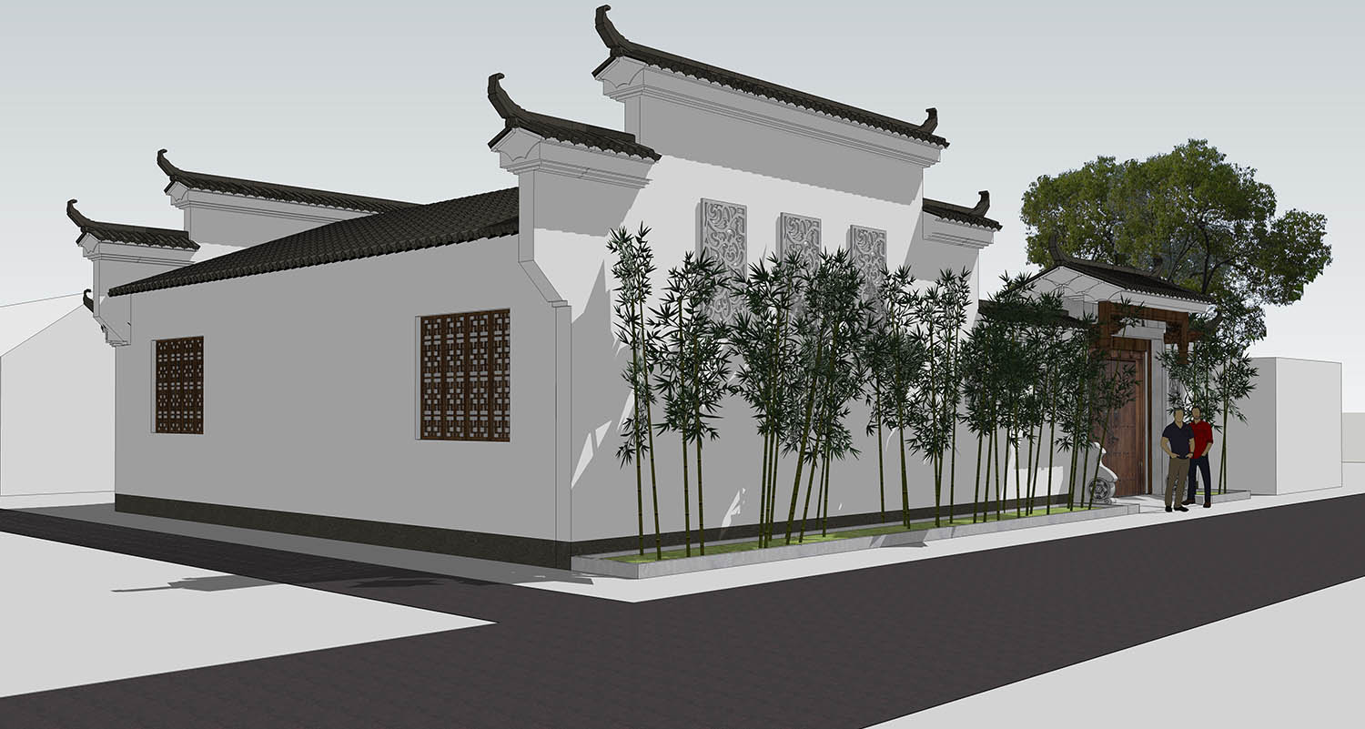 安徽阜阳郭家中式三合院