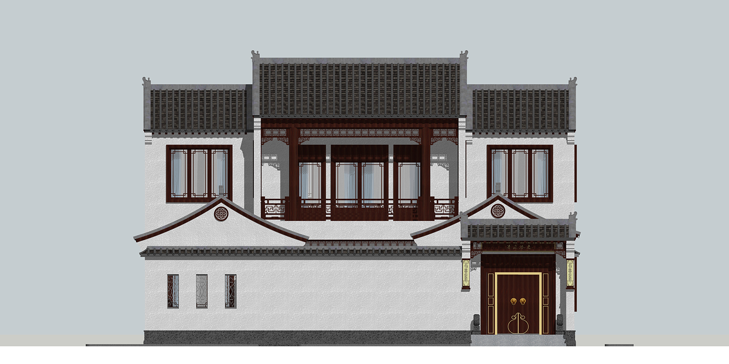 河北涿州齐中式三合院