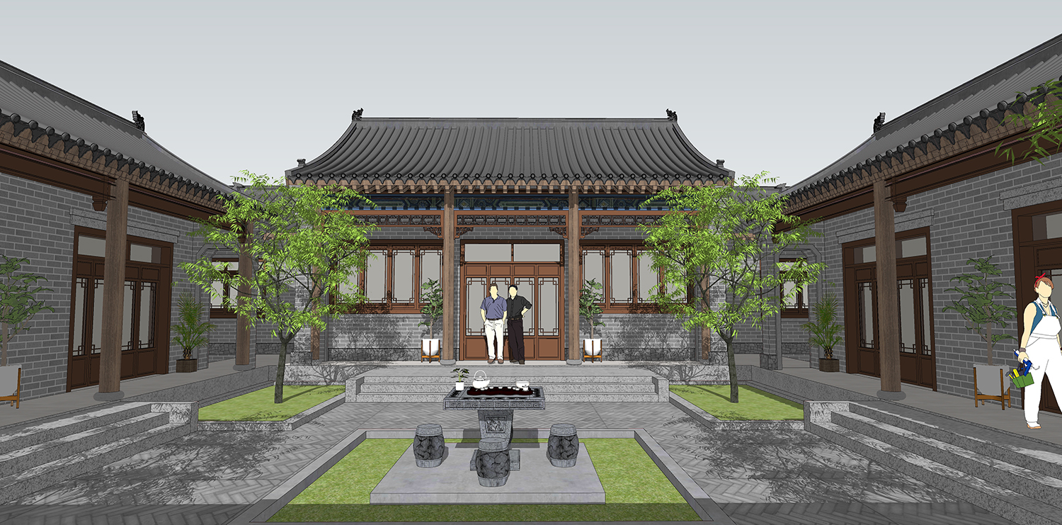 河北承德陈家四合院