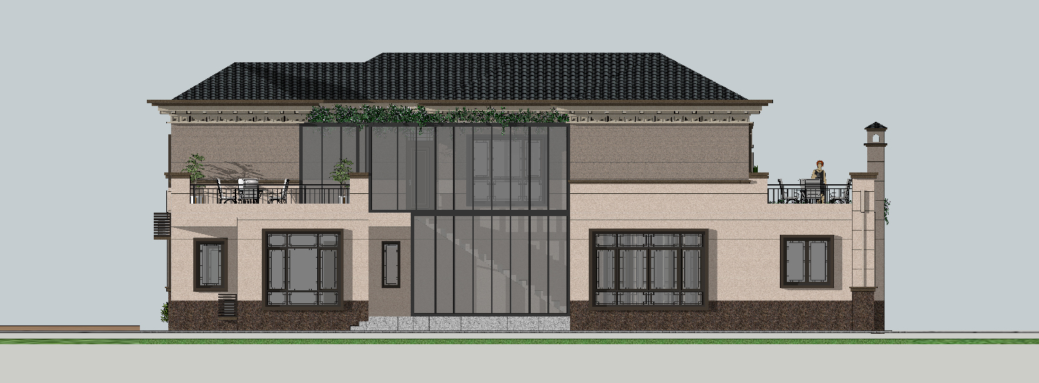 福建宁德陈家新中式别墅图纸