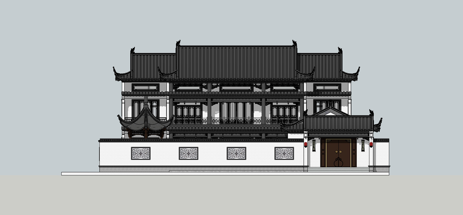 湖南岳阳丰家中式三合院