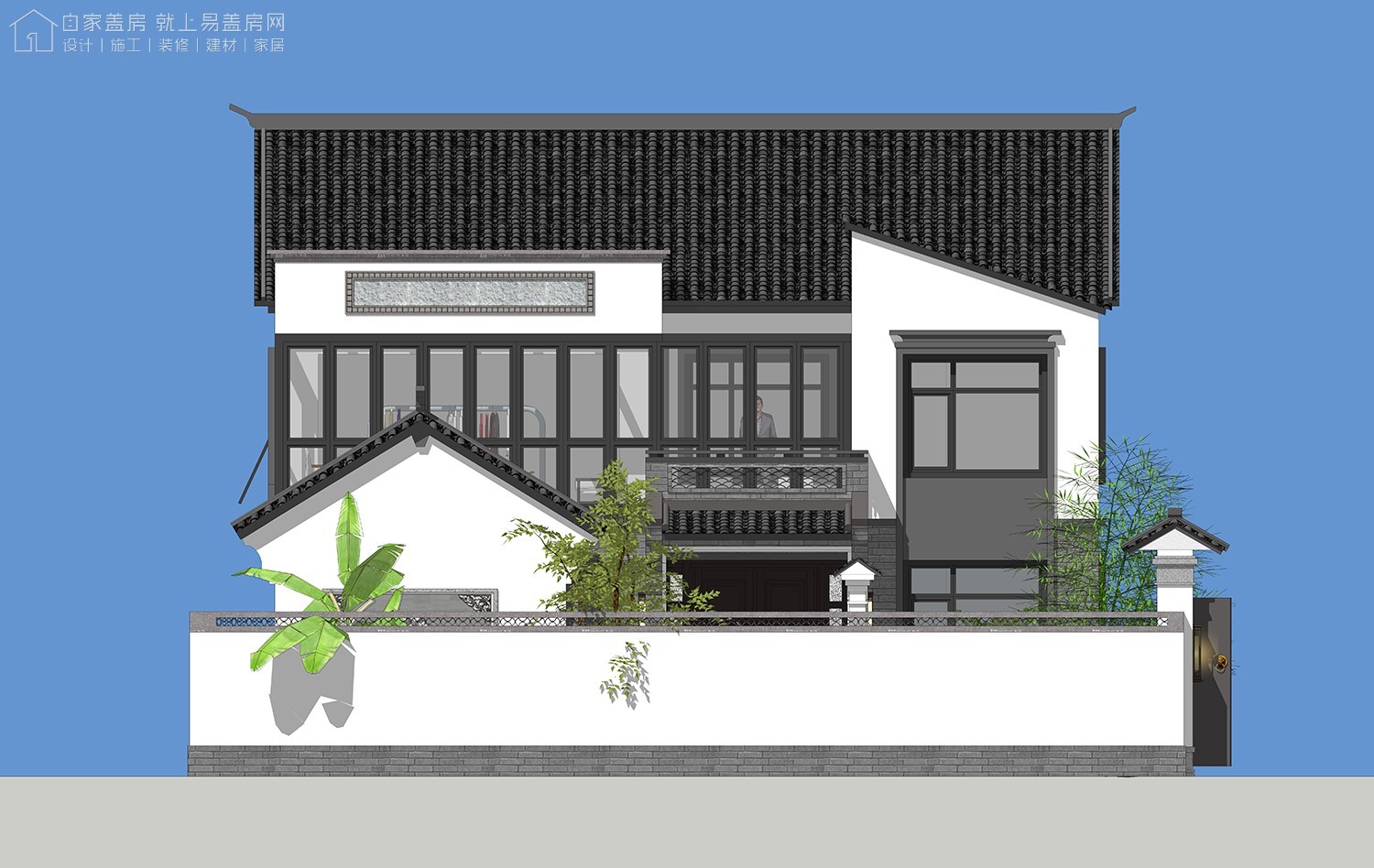江苏无锡杨家新中式三合院