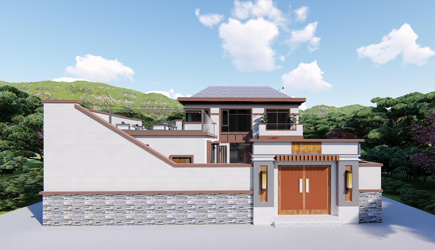 北京密云王家新中式宅院