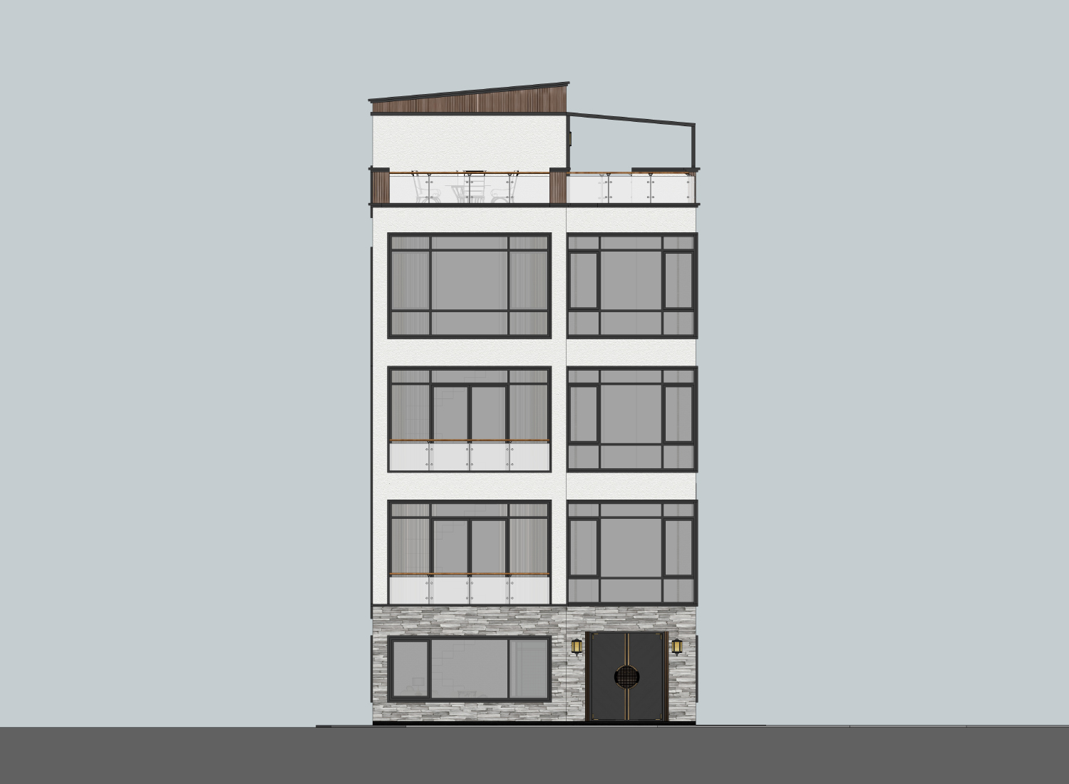 厦门卢先生现代农村自建房图纸