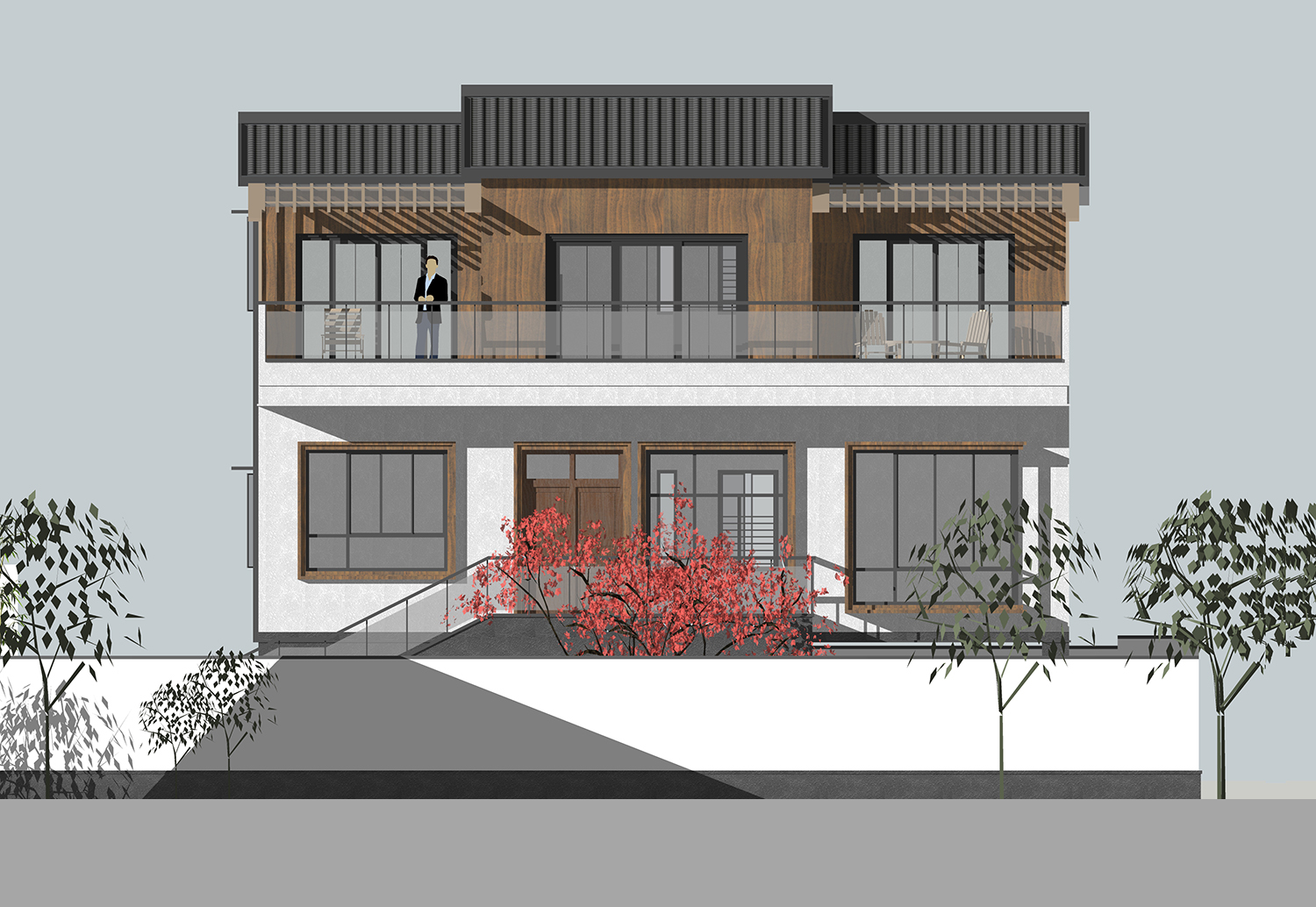 四川达州陈家新中式宅院