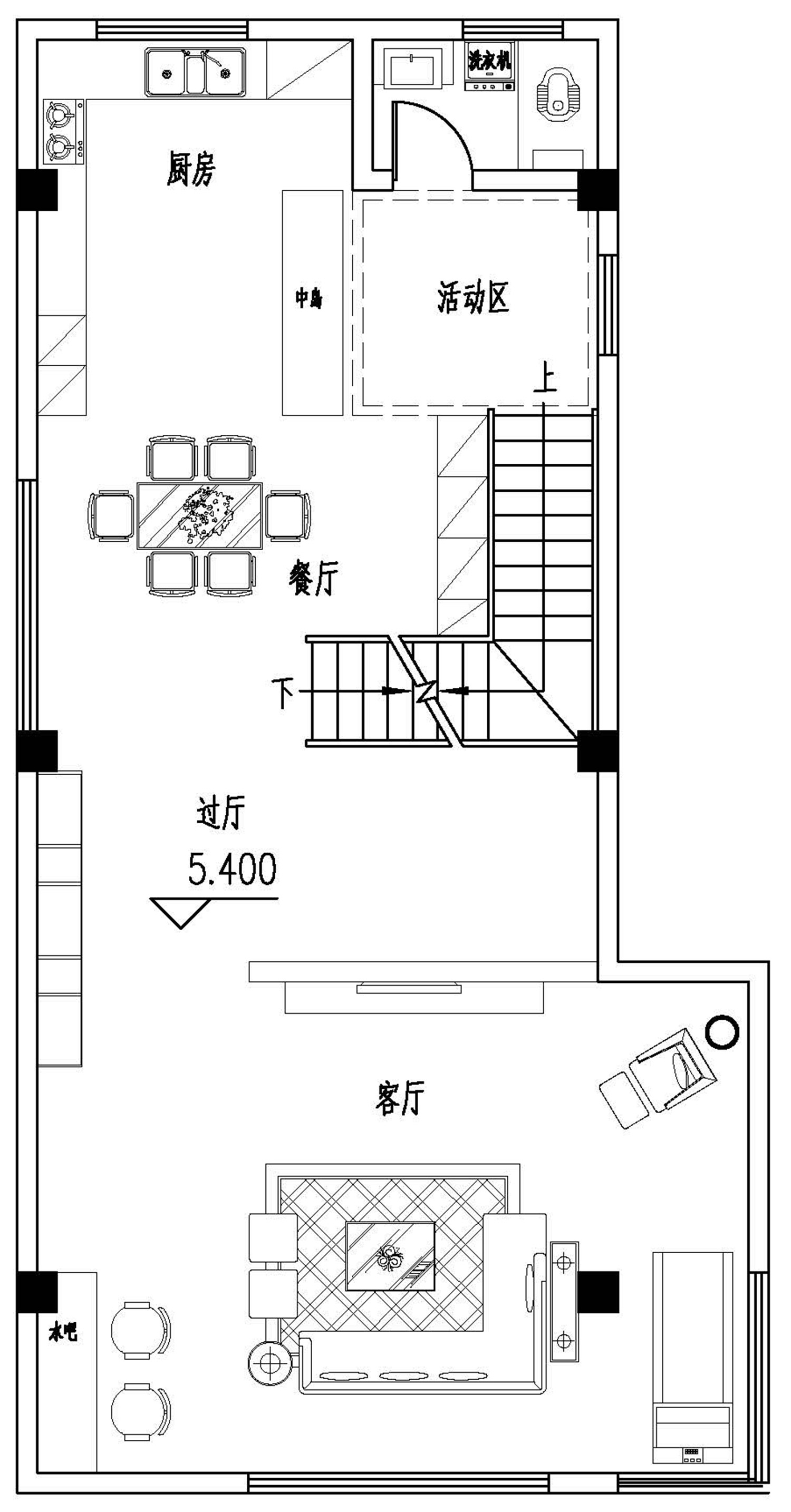 福建厦门陈家现代别墅设计图纸