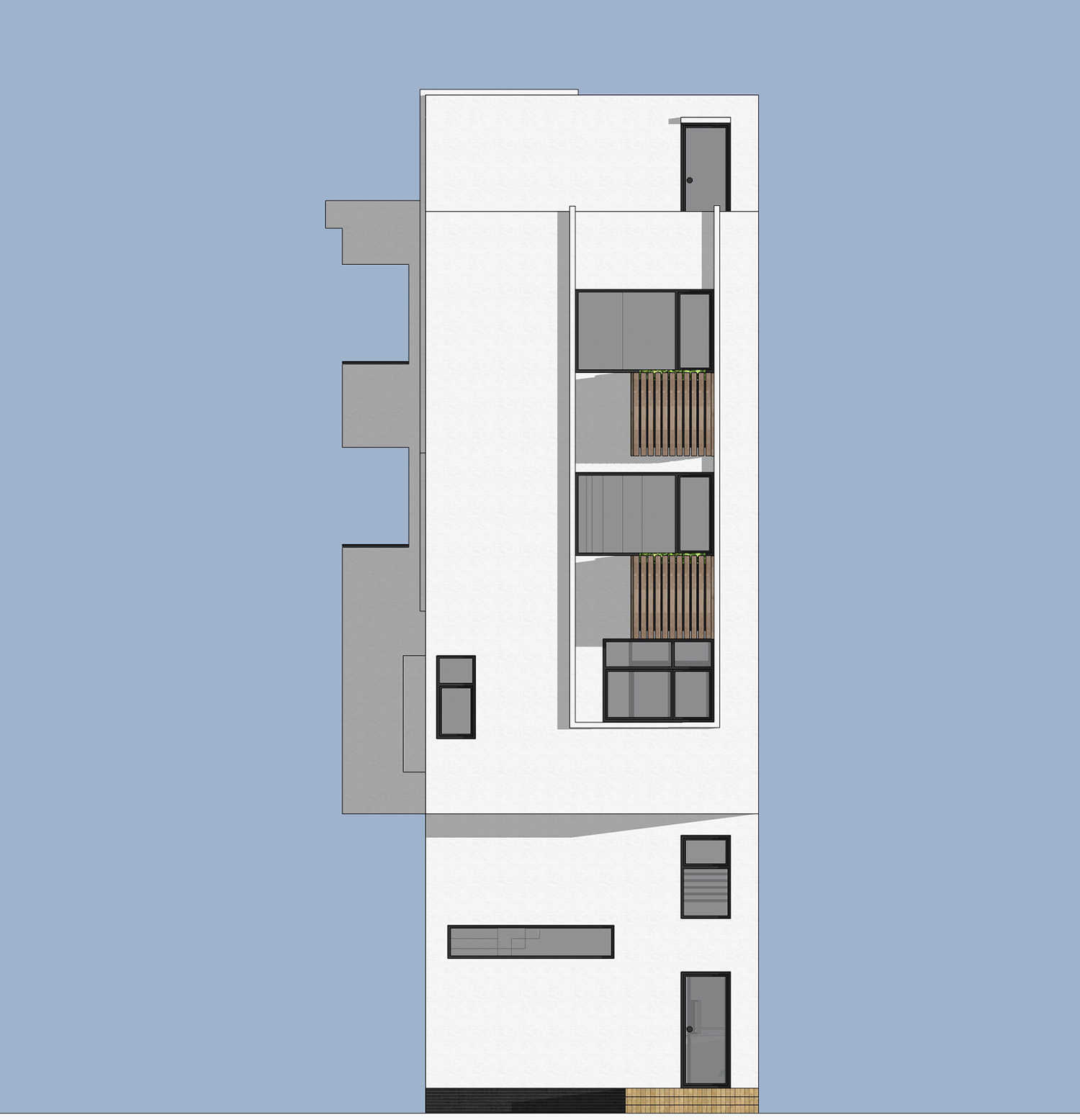 福建厦门陈家现代别墅设计图纸