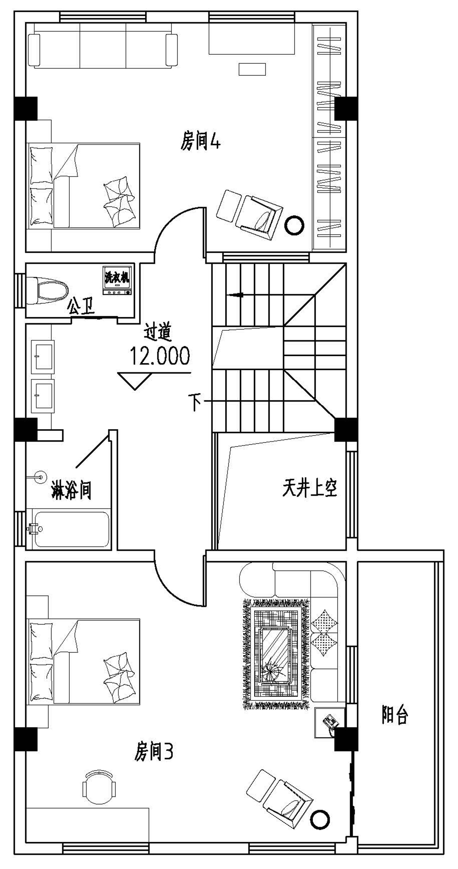 福建厦门陈家现代别墅设计图纸