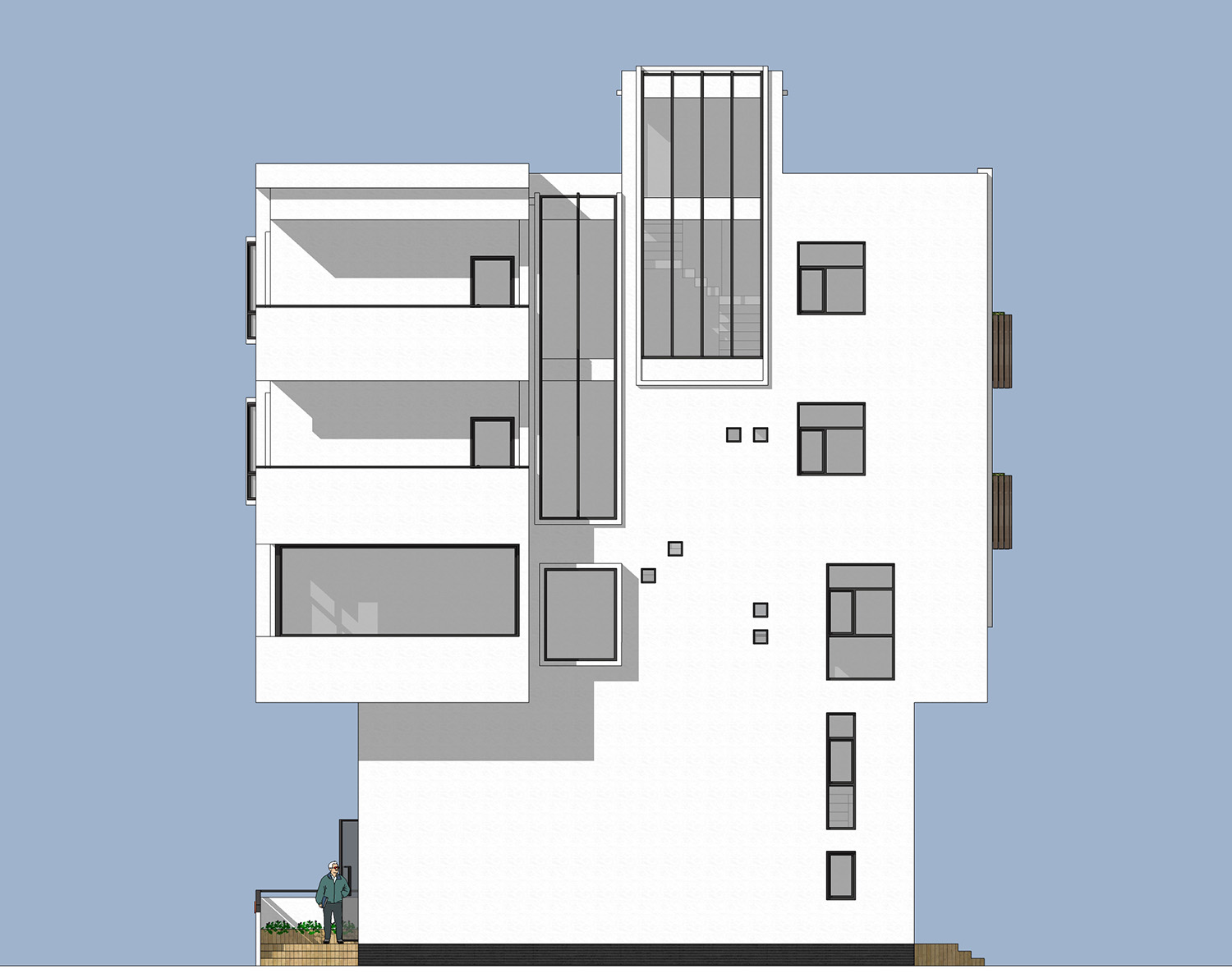 福建厦门陈家现代别墅设计图纸