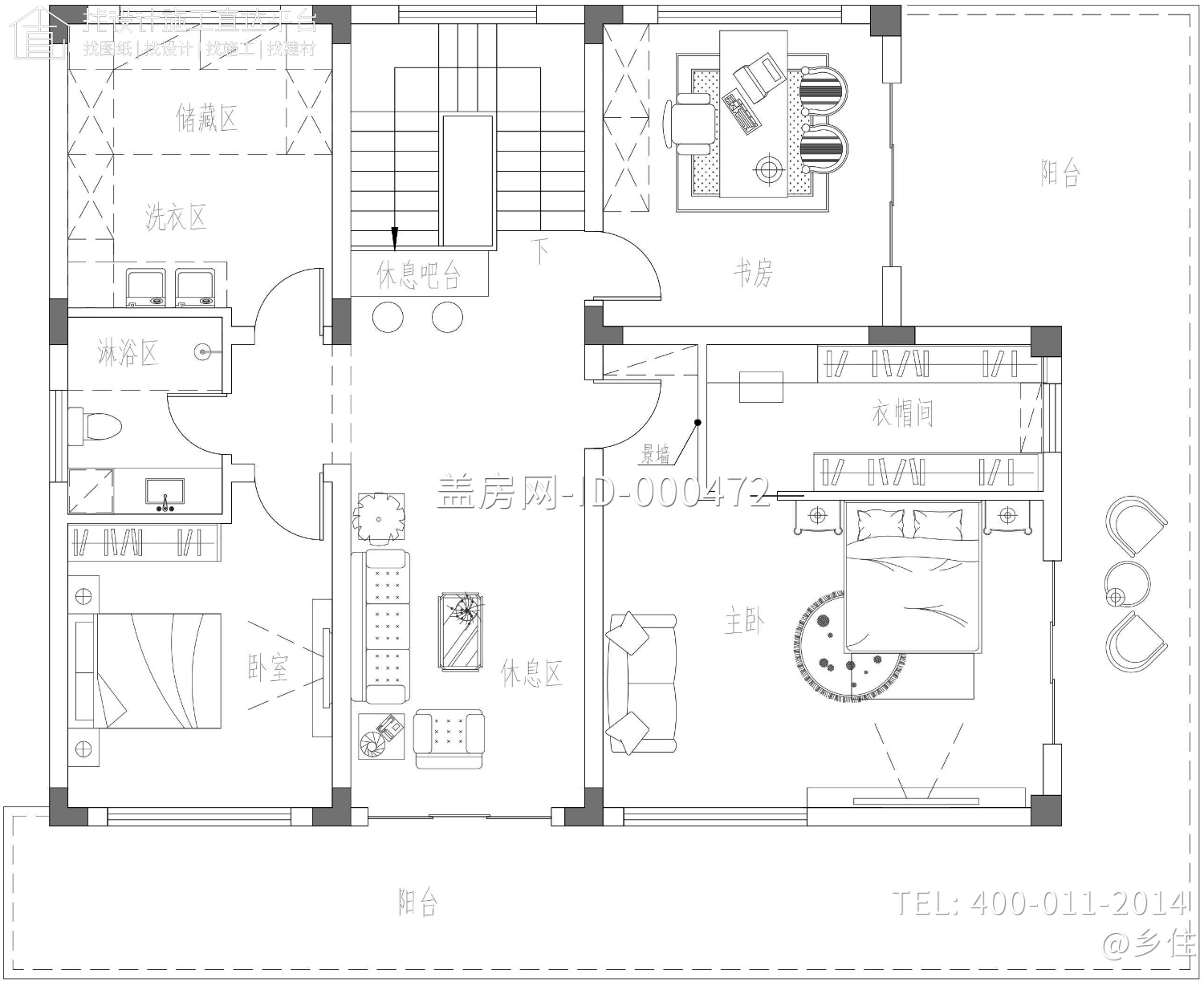 安徽安庆张家现代别墅图纸