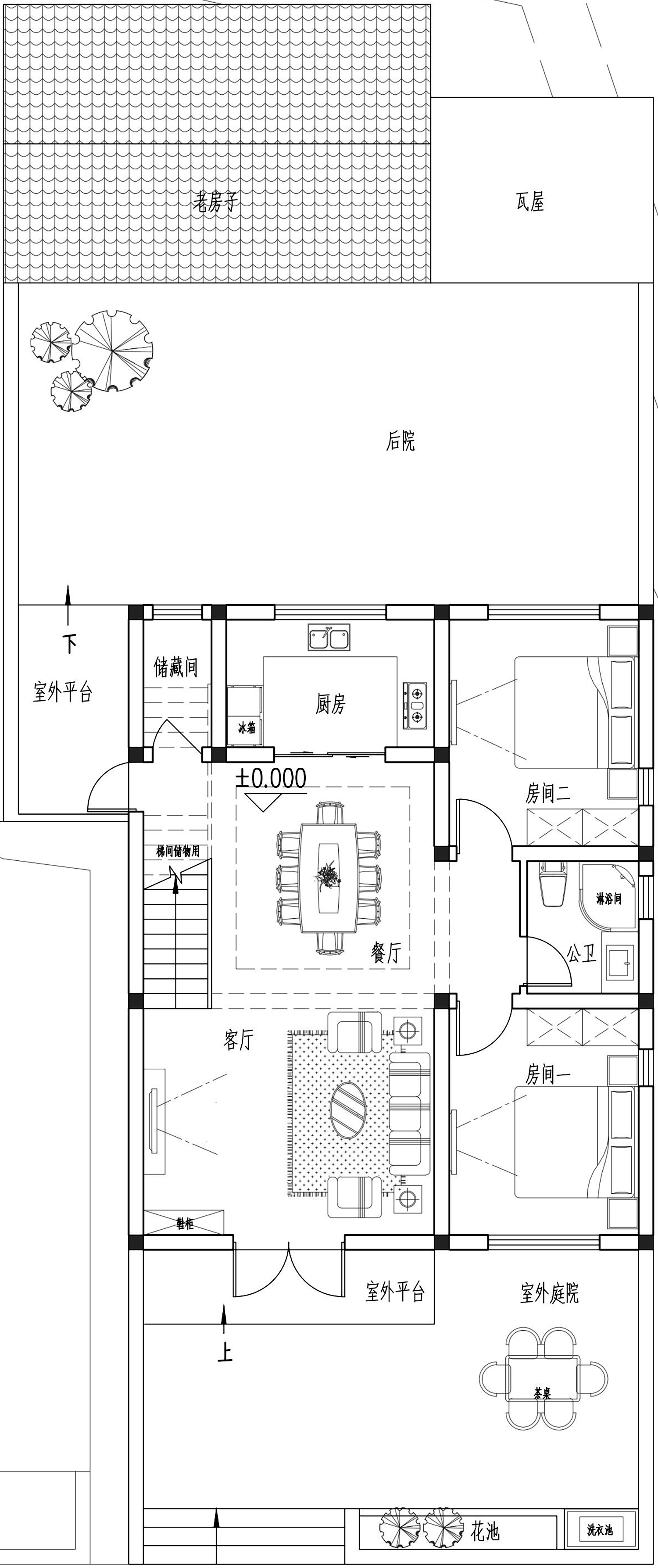 浙江舟山刘家新中式别墅