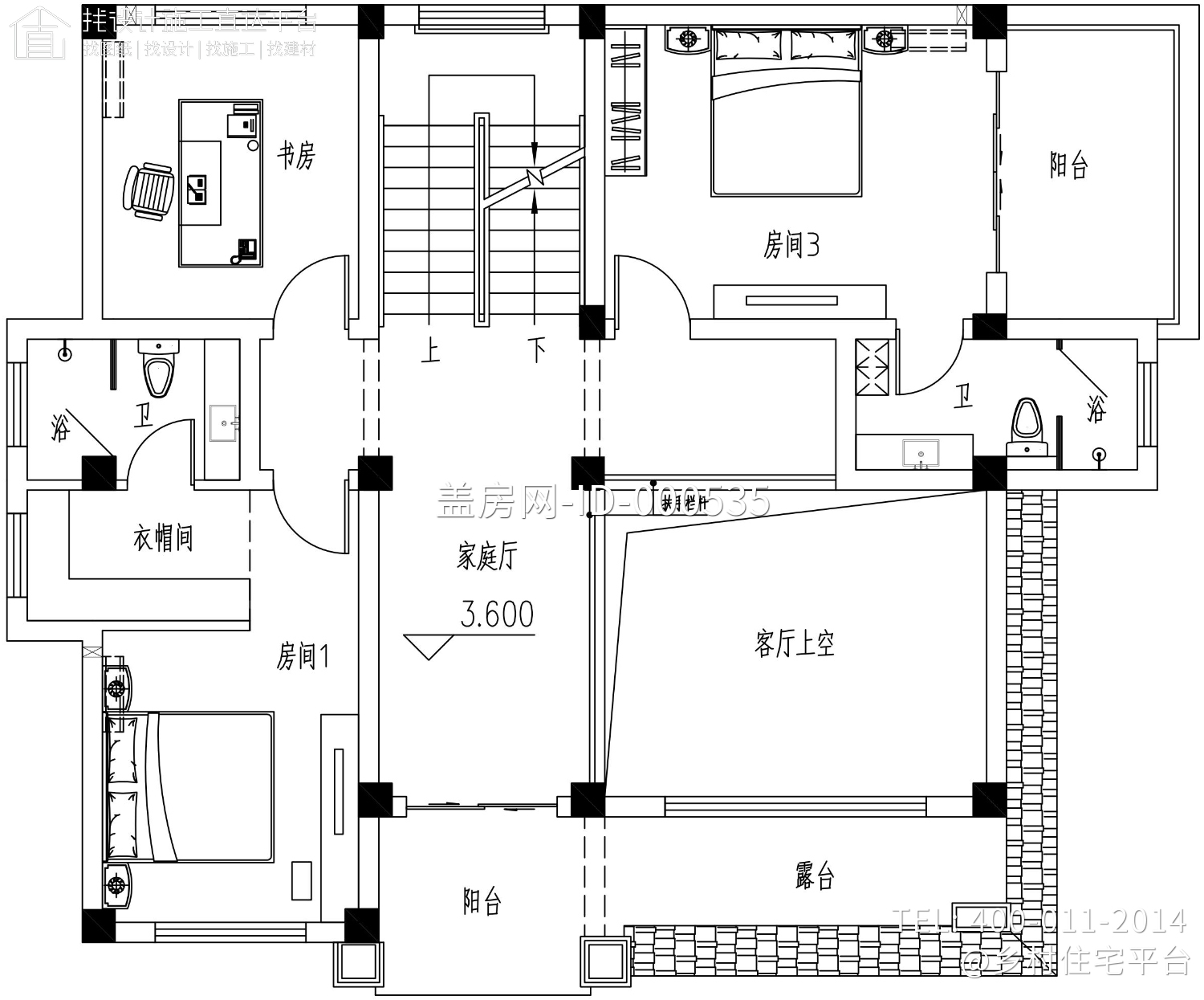 浙江金华陈家新中式别墅图纸