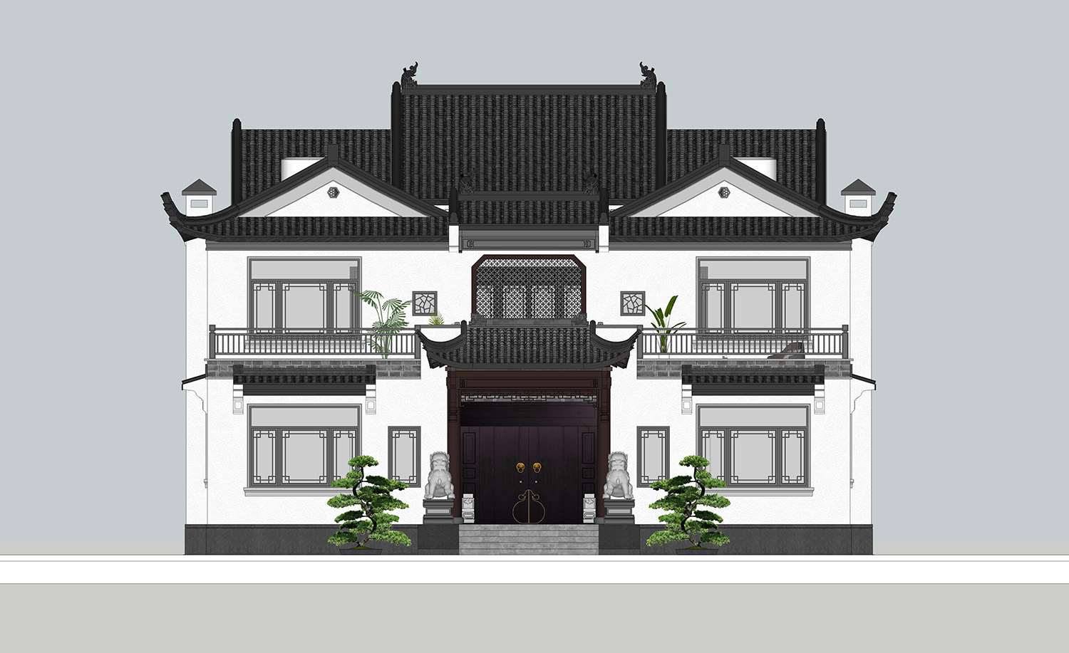 浙江庆元沈家新中式四合院